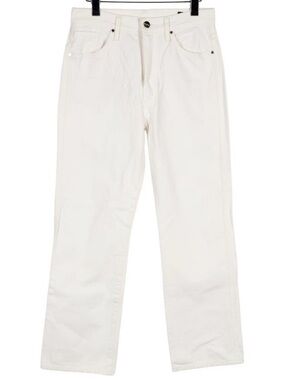 Goldsign White Straight-Leg Jeans
